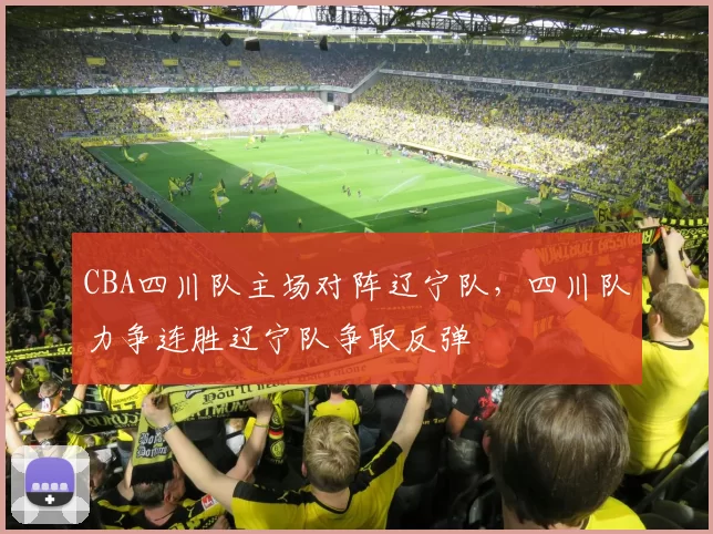 CBA四川队主场对阵辽宁队，四川队力争连胜辽宁队争取反弹